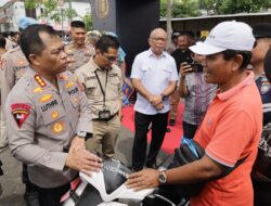 Bazar Ranmor Polrestabes Surabaya Bikin Senyum Sumringah Korban Curanmor