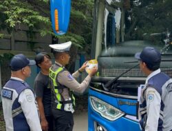 Operasi Keselamatan Semeru 2026 Polres Mojokerto Kota Pastikan Kelaikan Angkutan Umum