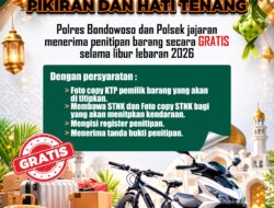 Mudik Tenang Barang Aman : Polres Bondowoso Buka Layanan Penitipan Kendaraan Gratis!