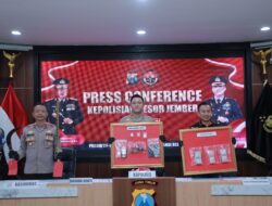 Tersangka Narkoba Polres Jember Amankan 18  Sepanjang Bulan Maret 2026