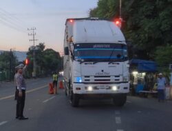 Sopir Puji Polisi  Optimalkan Buffer Zone Bulusan Kepadatan Terurai,