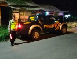 Patroli Blue Light Polsek Kenduruan Polres Tuban Amankan Wilayah dari 3C dan Balap Liar