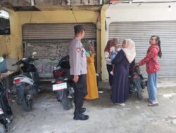 Polsek Kenduruan Polres Tuban Patroli Pertokoan dan Pasar Sidomukti, Cegah Aksi 3C