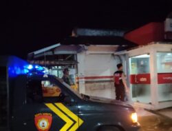 Antisipasi Tindak Pidana Anggota Polsek Senori Polres Tuban Polda Jatim Laksanakan Patroli Blue Light Di ATM