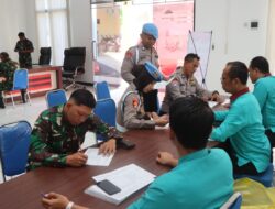 Wujud Kepedulian Sosial, Polres Tuban Gelar Donor Darah Bersama TNI, Instansi dan Masyarakat